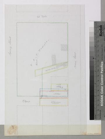 Los Angeles County - Alphabetical Index to lots in County Record Book - David Anderson lot on Main St