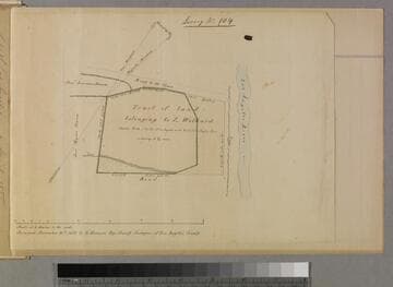 Tract of land belonging to L Wilhard