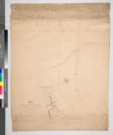 Map of the Lot of the L.A. Wine-Growers Assn