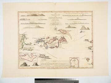 Virgin Islands from English and Danish Surveys, bt Thomas Jefferys Geographer to the King Corrected and Improved by Captain James Waring 1797