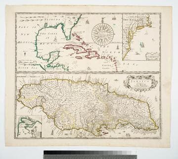 General Mapp of the Continent and Islands which bee adjacent to Jamaica