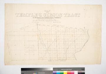 Map of the Temple & Gibson Tract ; Rancho San Pedro