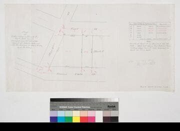 Plat of Lots 1 and 2, Block E Fort Hill Tract