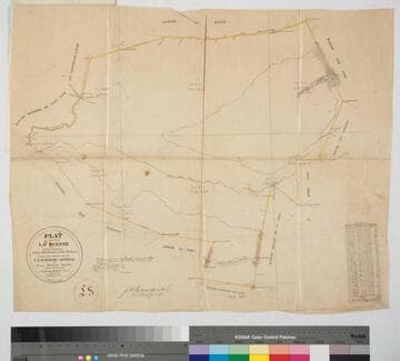 Rancho la Puente : S72 Plat of the Rancho La Puente finally confirmed to Julian ; Workman & John Roland i.d., Rowland