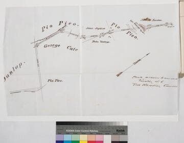 Rancho Paso de Bartolo : S62 no. 1 - road through part of Rancho Paso de Bartolo