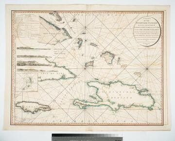 A Chart of the Windward Passage between the Islands of Jamaica Hispaniola and Cuba with the Other Passages to the Northward of Hispaniola