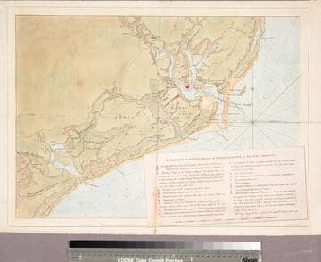 Sketch of the Environs of Charlestown in South Carolina