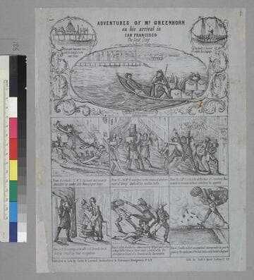 Adventures of Mr. Greenhorn on his arrival in San Francisco -The first Day