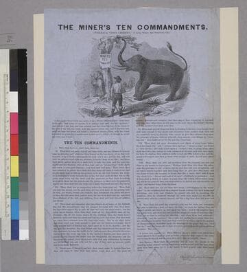 The Miner’s Ten Commandments