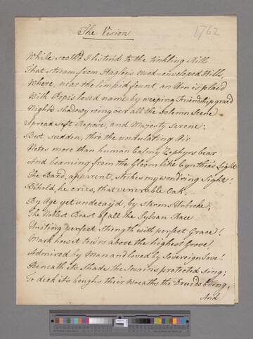 Lyttelton, George, 1st Baron Lyttelton of Frankley. The Vision: [a poem]