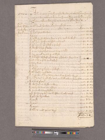 Honan, Daniel. An account of the Charges of ... Lord Cornbury's Journey to Albany ... and return to New York