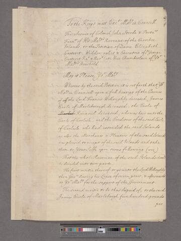 Strode, John & others. To the King's Most Excellent Majesty [Charles II] in Council : The Answer to Dame Elizabeth Carteret's petition