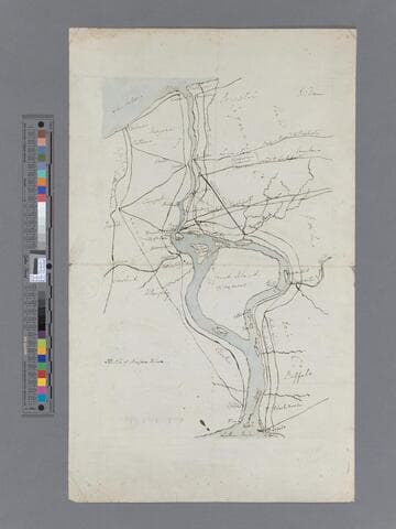 Sketch of Niagara River. [cartographic material]