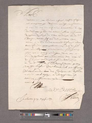 Casteleyn, [-----?]. Letter to William Blathwayt