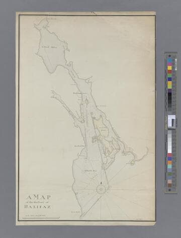 A map of the harbour of Halifax [cartographic material]