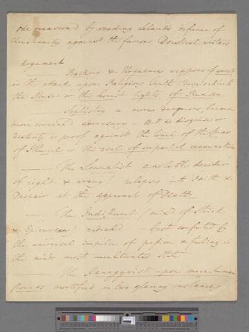 Hardinge, George. Ode occasioned by reading Leland's defense of Christianity against the famous Deistical writers: [a poem in 6 stanzas of 12 lines each]