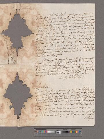 Thun, Franz Sigmund, Graf von. Letter to Charles II, King of England