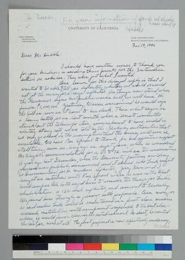 Astronomer Nicholas Mayall