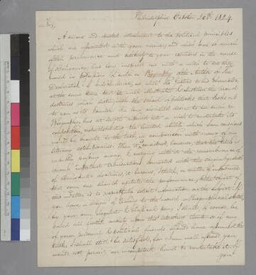 Stephen Simpson, Philadelphia, letter to Thomas Jefferson, Monticello