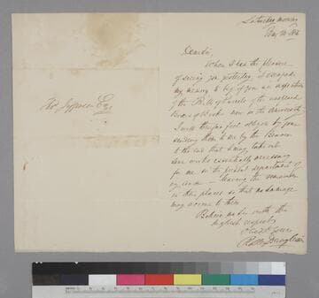 Robley Dunglison letter to Thomas Jefferson