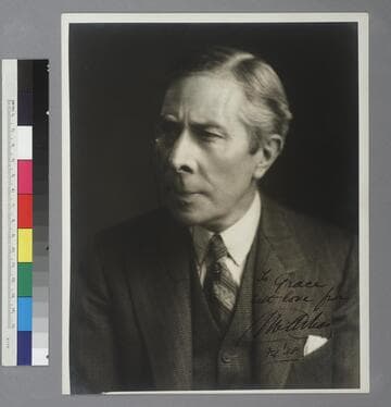 Studio portrait of George Arliss