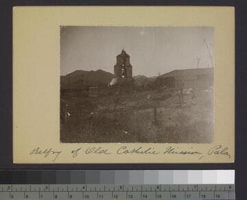 Belfry of Old Catholic Mission, Pala