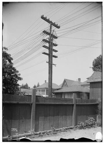 Distribution Lines - Los Angeles #4 Substation