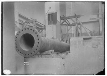 Penstock pipe entering Powerhouse #2