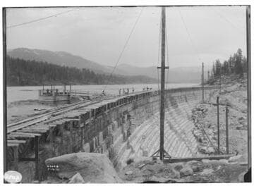 Big Creek, Huntington Lake Dams