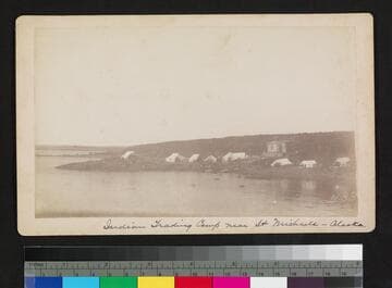 Indian trading camp near St. Michaels -- Alaska