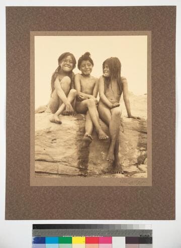 Three little maids from Hopiland, Sichomovi, Arizona