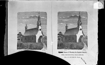 Baptist Meeting House, Atoka, Choctaw Nation, Indian Territory