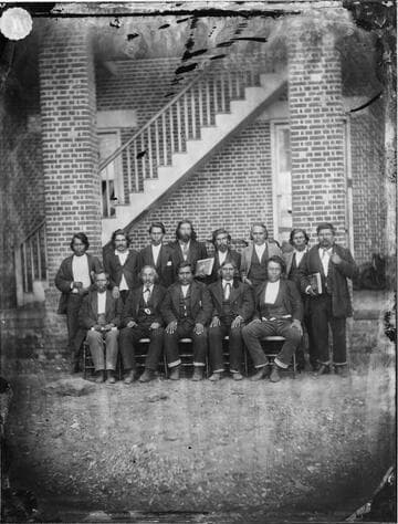 Choctaw. Members of Senate in Upper House of Tribal Council, 1879