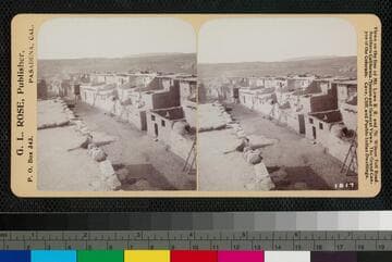 Main street, Acoma Pueblo, New Mexico