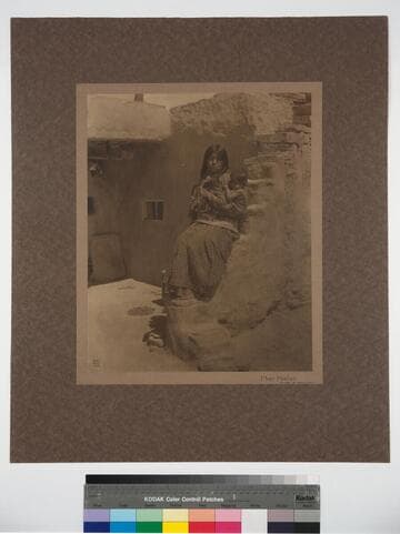 Hopi Mother. Village of Sipaulovi