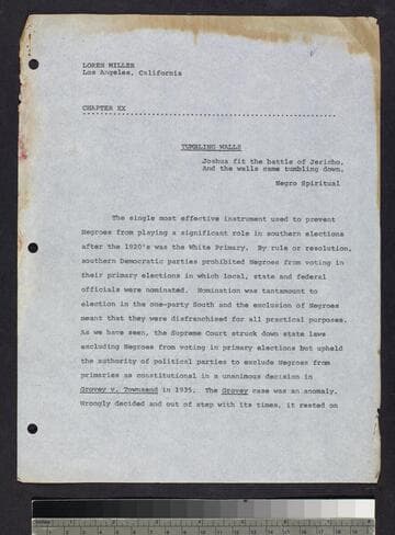 Typed copy of chapter 20 "Tumbling Walls"