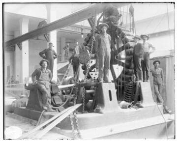 The construction crew of the new Los Angeles #2 Steam Plant