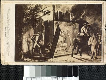 Booth burning in a Virginia Barn