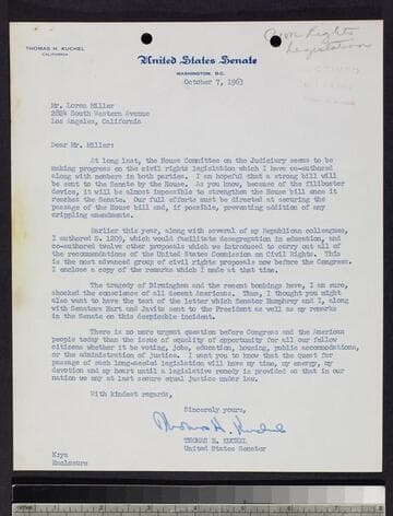 Letter by Kurchel and his statement