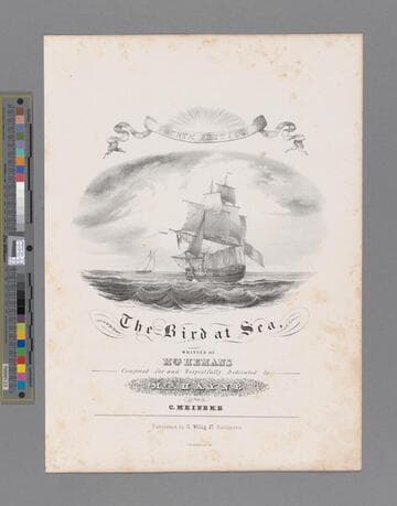 The bird at sea / written by Mrs. Hemans ; composed for and respectfully dedicated to Mrs. Hayne by C. Meineke