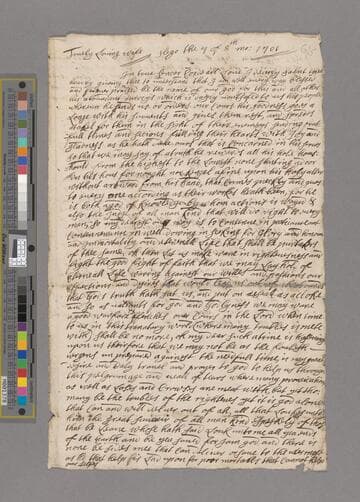 Rooke, George. Letter to Joan (Cook) Clarke Rooke