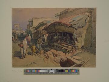 Calcutta, Bazaar Street