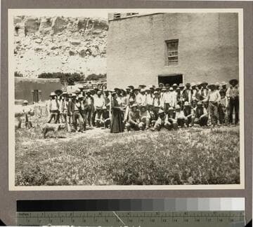 Town meeting, Cebolleta, New Mexico