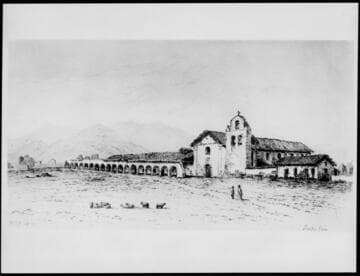 Mission Santa Inez - Ford Etching