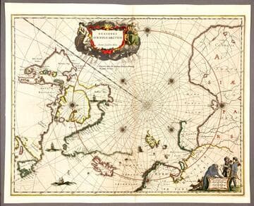 Regiones sub polo Arctico / auctore Guiljelmo Blaeu