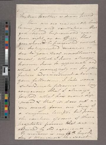 Edgeworth, Richard Lovell.  Letter to [Sir Francis Beaufort]