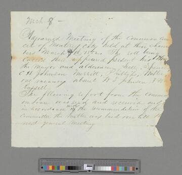 Mch. 8 Adjourned Meeting of the Common Council