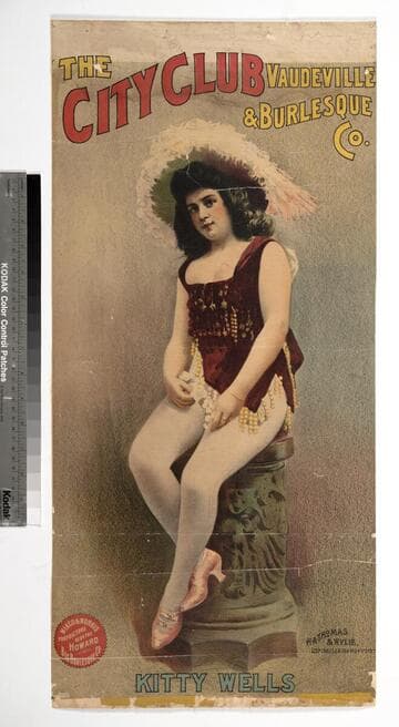 The City Club Vaudeville & Burlesque Co. :  Kitty Wells