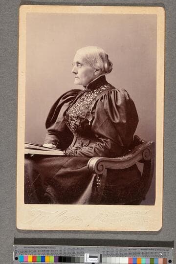 Portrait of Susan B. Anthony