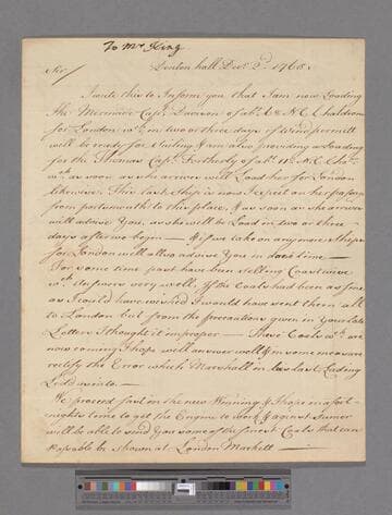 Wright, John. Letter to William King